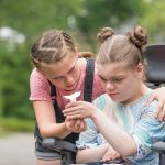 Happiness for orphan child