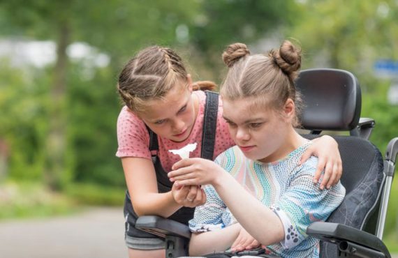 Happiness for orphan child